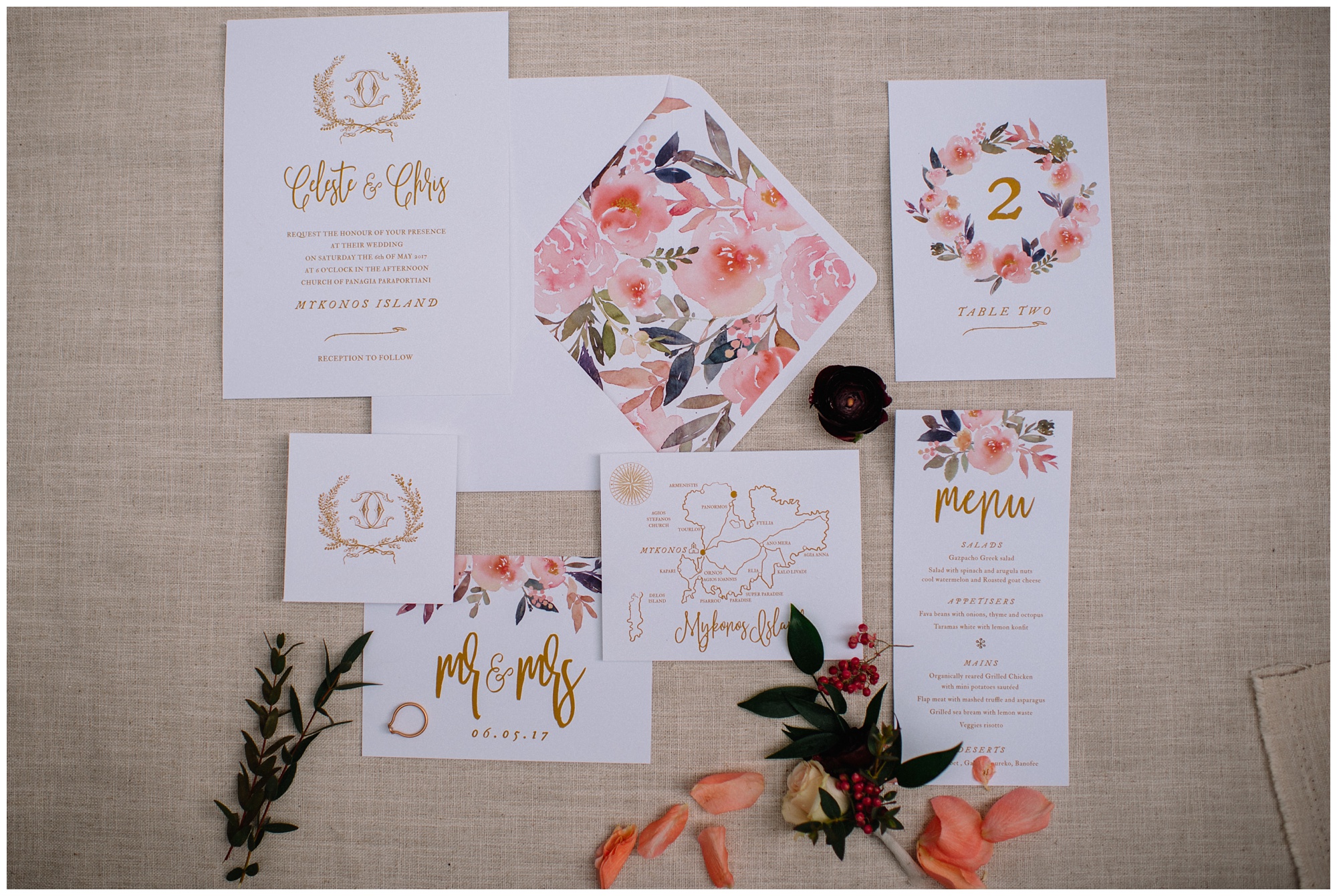 inspirational styled shoot