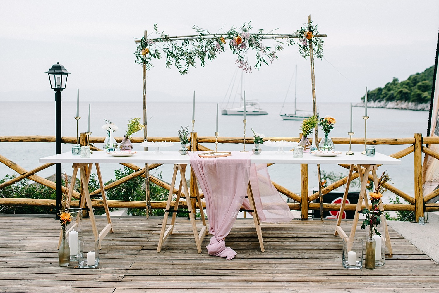 beach wedding in Skopelos