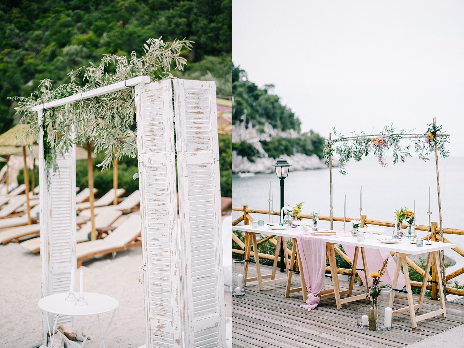 beach wedding in Skopelos