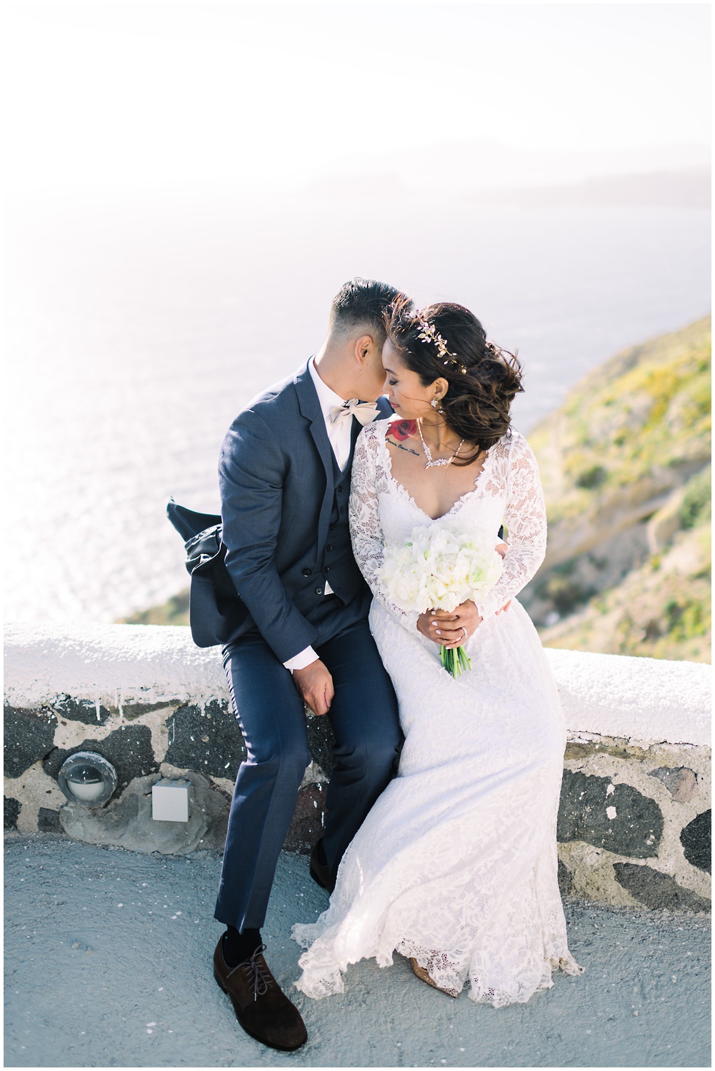 wedding in Santorini