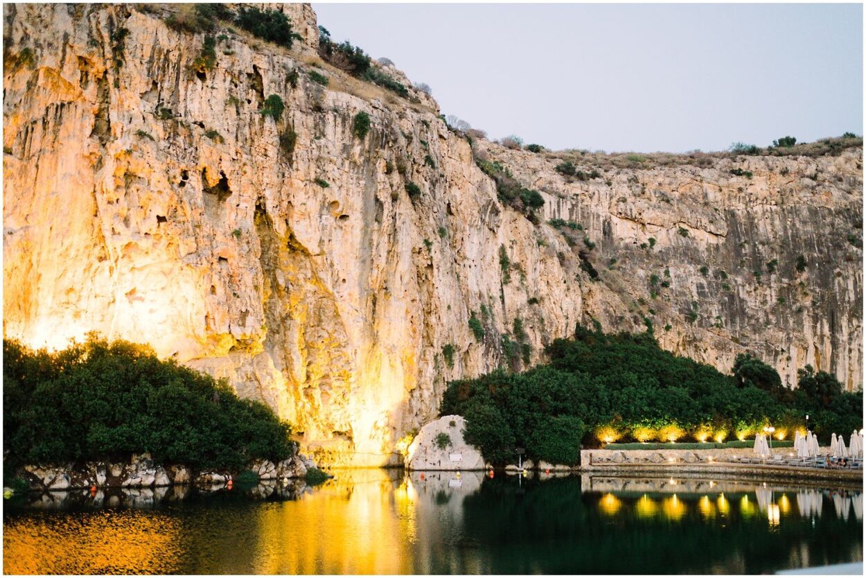 Wedding Vouliagmeni Lake Athens Greece 125